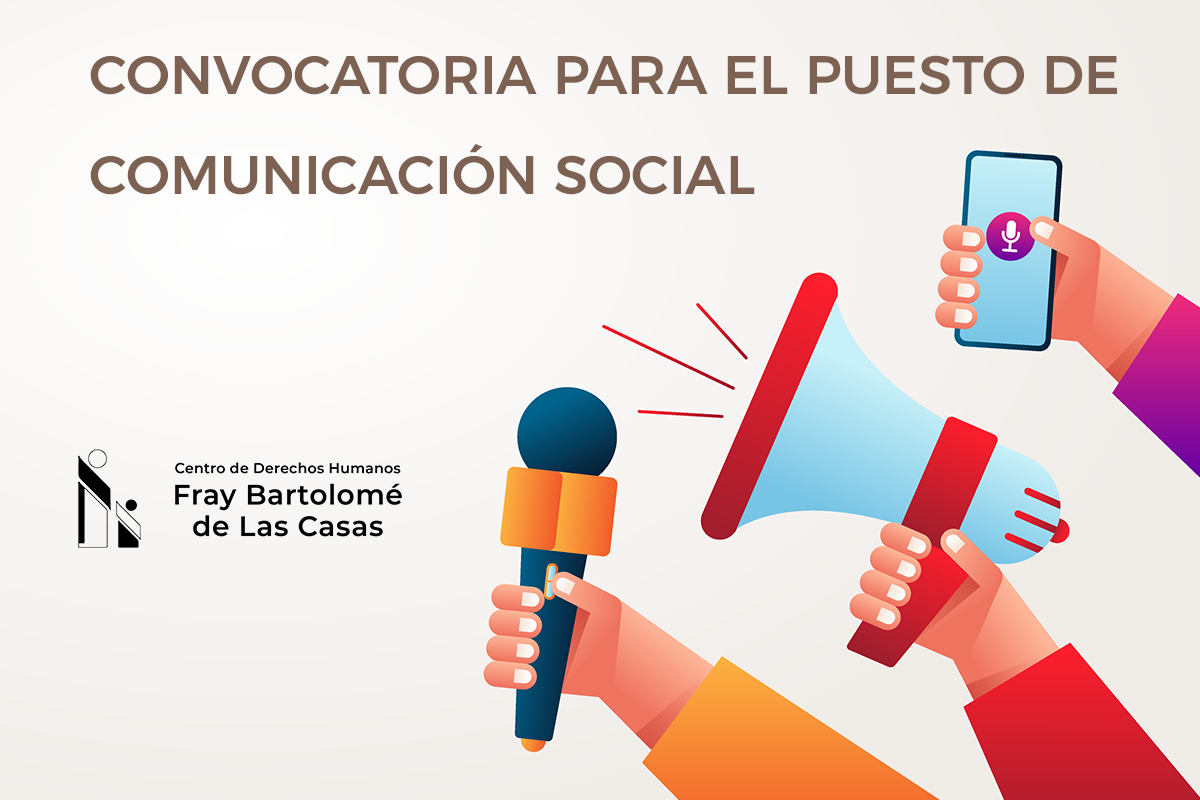 convocatoria para el puesto de Comunicación Social