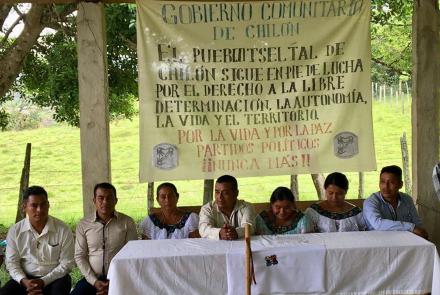 Comunicado de Gobierno Comunitario de Chilón, Chiapas